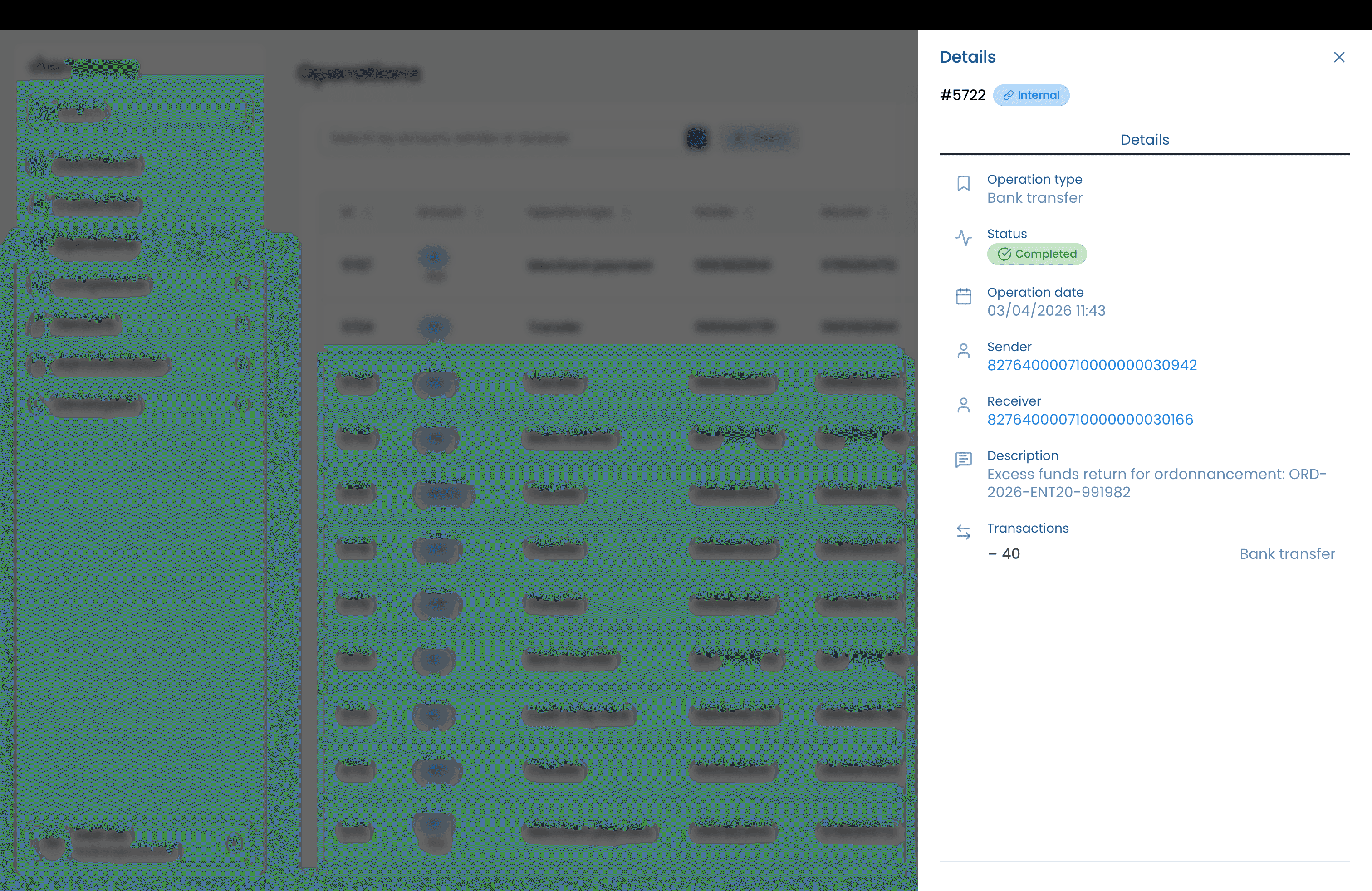 Accounting & Settlement feature 2
